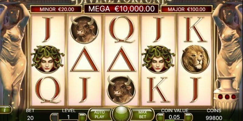 Trải nghiệm tổng thể tinh tế và hấp dẫn với Divine Fortune